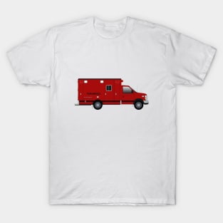 Dark Red Ambulance T-Shirt